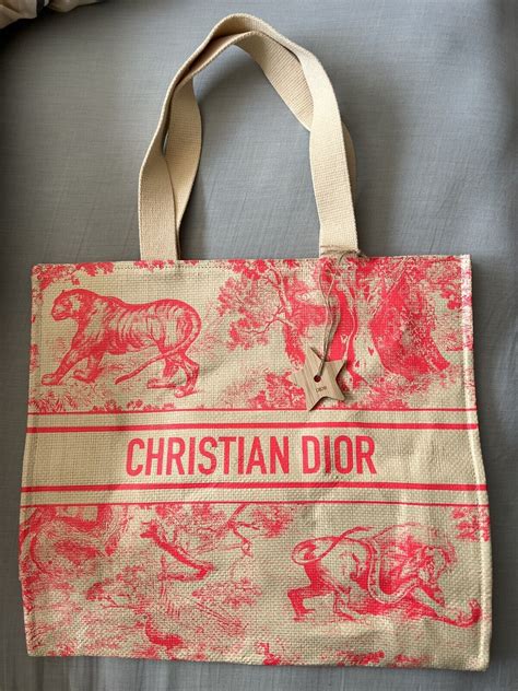 dior besch bag|christian dior tote bag pink.